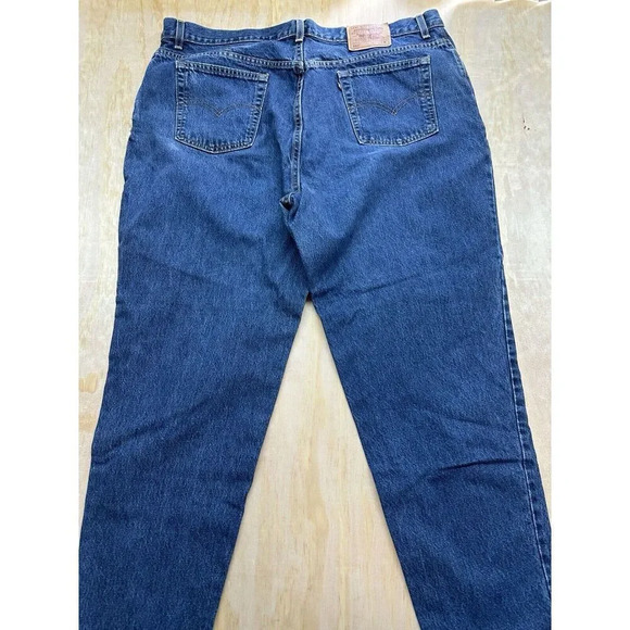 Vintage Levi's 550 Jeans Women's 24W Blue Relaxed Fit Tapered Leg EUC! - Picture 3 of 5